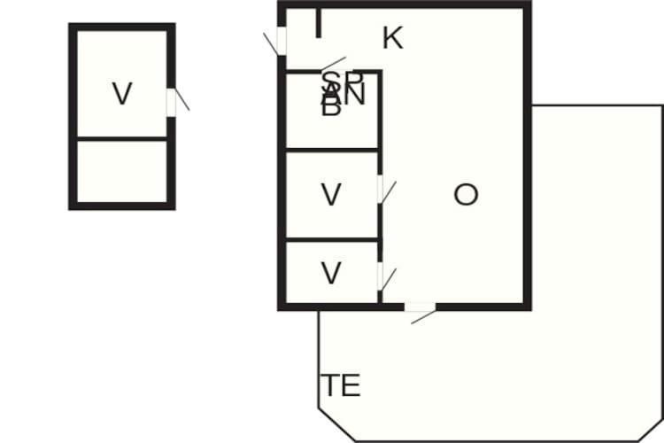 6 Person Holiday Home In 슬라겔스 외부 사진